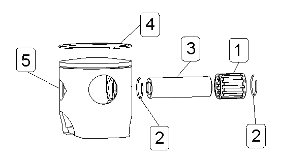 500cc K�nig 3-port pistons short type